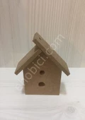 Minik Ahşap Ev 5x8cm (Mdf) Obje K-381 - 1