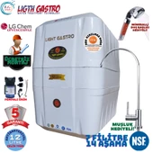 LİGHT GASTRO BEYAZ POMPALI MONTAJ DAHİL 12 LİTRE 7 FİLTRE 14 AŞAMA SU ARITMA CİHAZI thumbnail 1