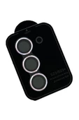 S24 Uyumlu Metal Çerçeve Premium Cam Safir Lens Koruyucu - 2
