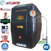 LİGHT GASTRO SİYAH POMPALI MONTAJ DAHİL 12 LİTRE 7 FİLTRE 14 AŞAMA SU ARITMA CİHAZI thumbnail 1