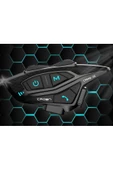 Crown Micro CMMK-08 8 Kişilik Motosiklet Kask Bluetooth İntercom Seti - 4