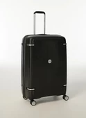 Pierre Cardin Polipropilen Büyük Boy Kırılmaz Valiz Siyah PC7070 thumbnail 2