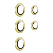 Samsung Galaxy S24 Ultra Uygulama Aparatlı 5 Parça Kamera Lens Koruyucu Cam Kamera Koruma - 3