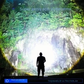 Gold Kama GK801 LED Kafa Feneri - 50W CREE LED, Şarjlı ve Su Geçirmez - 6