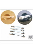 Nissan Qashqai Uyumlu Krom Kapı Kolu 4 Kapı 2007-2014 P. Çelik Sensörlü - 1