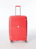 Pierre Cardin Polipropilen Büyük Boy Kırılmaz Valiz Kırmızı PC7070 thumbnail 1