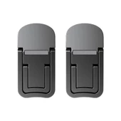Coofbe 2 Adet Yapışkanlı Katlanılabilir 2 Kademe Yükseklik Ayarlı Laptop Standı Laptop Stand Ayağı - 1
