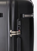 Pierre Cardin Polipropilen Orta Boy Kırılmaz Valiz Siyah PC7070 thumbnail 4