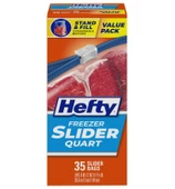 Hefty Tekrar Kullanılabilir Buzdolabı Poşeti 20,3x5x14,4cm (35 Adet) - 1