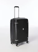 Pierre Cardin Polipropilen Orta Boy Kırılmaz Valiz Siyah PC7070 thumbnail 2