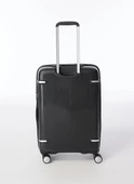 Pierre Cardin Polipropilen Orta Boy Kırılmaz Valiz Siyah PC7070 thumbnail 3