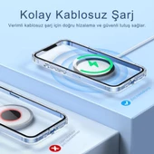 Coofbe Tüm Telefonlara Uyumlu 0.4mm Ultra İnce Yapışkanlı Mgsafe Uyumlu Mıknatıslı Metal Halka thumbnail 3