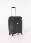Pierre Cardin Polipropilen Kabin Boy Kırılmaz Valiz Siyah PC7070 thumbnail 2