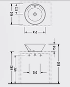 Serel Poseidon Tezgah Üstü Çanak Lavabo (Ø 45 cm) PS33TXS110H - 2