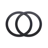 Coofbe Tüm Telefonlara Uyumlu 0.4mm Ultra İnce Yapışkanlı Mgsafe Uyumlu Mıknatıslı Metal Halka thumbnail 1