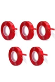Çift Taraflı Silikonlu Montaj (VHB) Bandı 18mm X1.5 Mt 5 Adet - 1