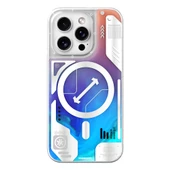 Youngkit Apple iPhone 16 Pro Max Kılıf Magsafe Şarj Özellikli Parlak Kumlu Sıvılı Tasarımlı Galaxy Fantasy Serisi Kapak thumbnail 7