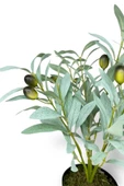 Nettenevime Yapay Zeytin Ağacı Saksıda 40cm 5 Dallı 10 Meyveli Pastel Yapay Çiçek Artificial Olive thumbnail 5