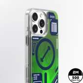 Youngkit Apple iPhone 16 Pro Max Kılıf Magsafe Şarj Özellikli Parlak Kumlu Sıvılı Tasarımlı Galaxy Fantasy Serisi Kapak thumbnail 4