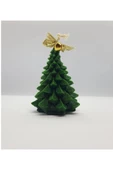 2'li Çam Ağacı Modelli Kırmızı Yeşil (Noel) Konseptli Masa Süsleme - 3