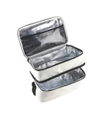 Kamp Piknik Termal Soğutucu Yalıtımlı Buzluk Termos Çanta 22 Lt - 960 Krem - 4