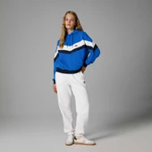 Ellesse Oversize Kapüşonlu Kadın Sax Mavi Sweat EF178 thumbnail 3