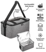 Kamp Piknik Termal Soğutucu Yalıtımlı Buzluk Termos Çanta 14 Lt - 940 - 5