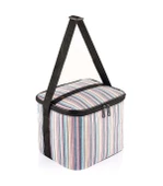 Kamp Piknik Termal Soğutucu Yalıtımlı Buzluk Termos Çanta 10 Lt - 920 Çizgi Desenli - 1