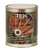 TEK VERNİKLİ AHŞAP KORUYUCU AÇIK MEŞE 0,75 LT - 1
