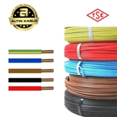 Altın Kablo 2,5 Mm Nya Tek Damarlı Kablo - 100 Metre (Tüm Renkler - 1