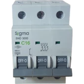 Sigma 3X20A C/3ka W Otomatik Sigorta Sigma - 1