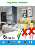 CATA 12v 4w Cop Ledli Kapsül Ampul G4 Duylu 3200K Günışığı (30w Işık Verir) - 2