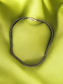 Siyah Kadın Bahar Renkleri Kum Boncuk Kolye thumbnail 1