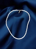 Beyaz Kadın Bahar Renkleri Kum Boncuk Kolye thumbnail 2