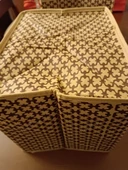 Düzenleyici Organizer - Çok Amaçlı Dolap Içi Kutu ,4 adet lot süpriz fiyat - Ebat : 30 x 25 x 23 cm.  Çift hazneli - 2