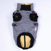 PawStar  Gri Nuuk Kolsuz Yelek Yağmurluk Küçük ve Orta Irk - 6