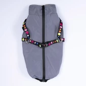 PawStar  Gri Nuuk Kolsuz Yelek Yağmurluk Küçük ve Orta Irk - 5