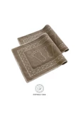 Soffy Kahve & Kahve 2 Adet 50x70 cm Banyo Paspası %100 Doğal Pamuk Ayak Paspası Ayak Havlusu - 3