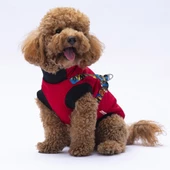 PawStar  Kırmızı Nuuk Kolsuz Yelek Yağmurluk Küçük ve Orta Irk - 3