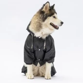 PawStar Siyah Muson Büyük Irk Yağmurluk - 3
