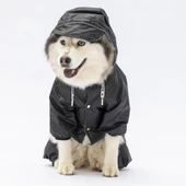 PawStar Siyah Muson Büyük Irk Yağmurluk - 4