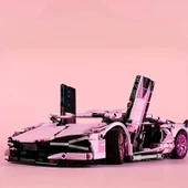 Lamborghini Sian 1:14 BUILDING BLOKS 1280 Parça Spor Araba Yapı Blokları 6+ Yaş Gençler & Yetişkinler İçin Mükemmel Hedi - 2