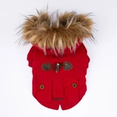 PawStar Kırmızı Charles Büyük Irk Yağmurluk Mont - 5