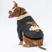 PawStar Siyah Kırçıllı Alaska Büyük Irk Sweat - 1