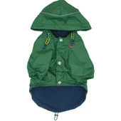 PawStar Yeşil Pluvia Küçük ve Orta Irk Yağmurluk thumbnail 3