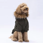 PawStar Haki Charles Büyük Irk Yağmurluk Mont - 3