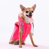 PawStar Neon Fuşya Railway Küçük ve Orta Irk Yelek thumbnail 2