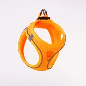 PawStar  Neon Orange - Neon Turuncu Airmesh Köpek Göğüs Tasması - 3