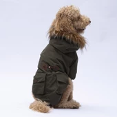 PawStar Haki Charles Büyük Irk Yağmurluk Mont - 1