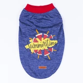 PawStar Lacivert Summer Time T-Shirt thumbnail 4